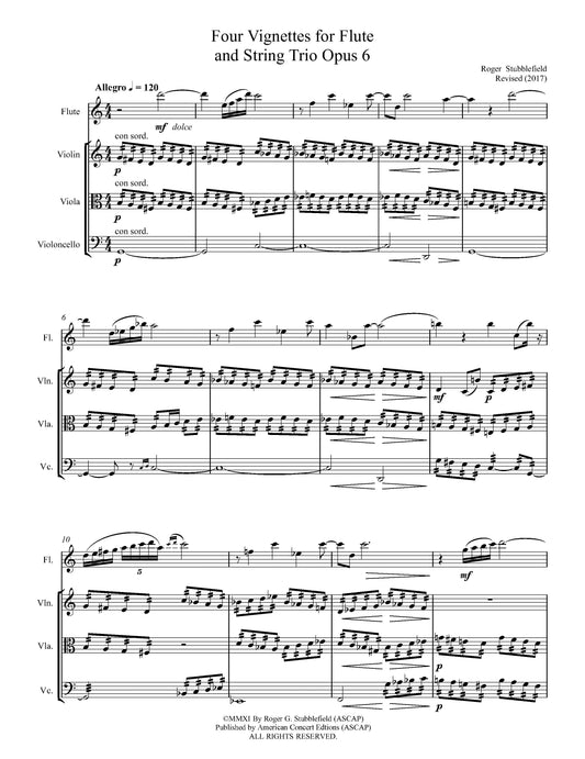 Four Vignettes, Op. 6