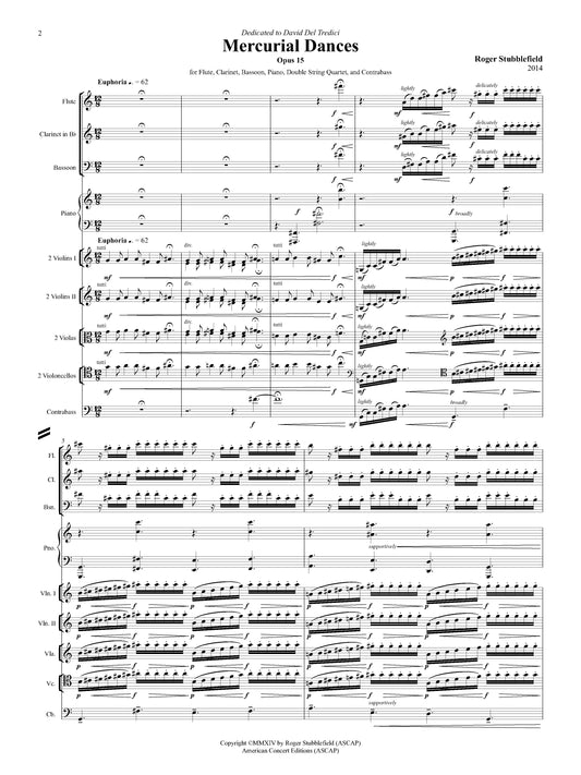 Mercurial Dances, Op. 15