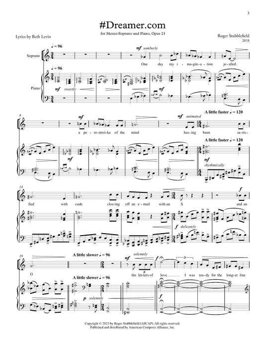 #Dreamer.com, Op. 21