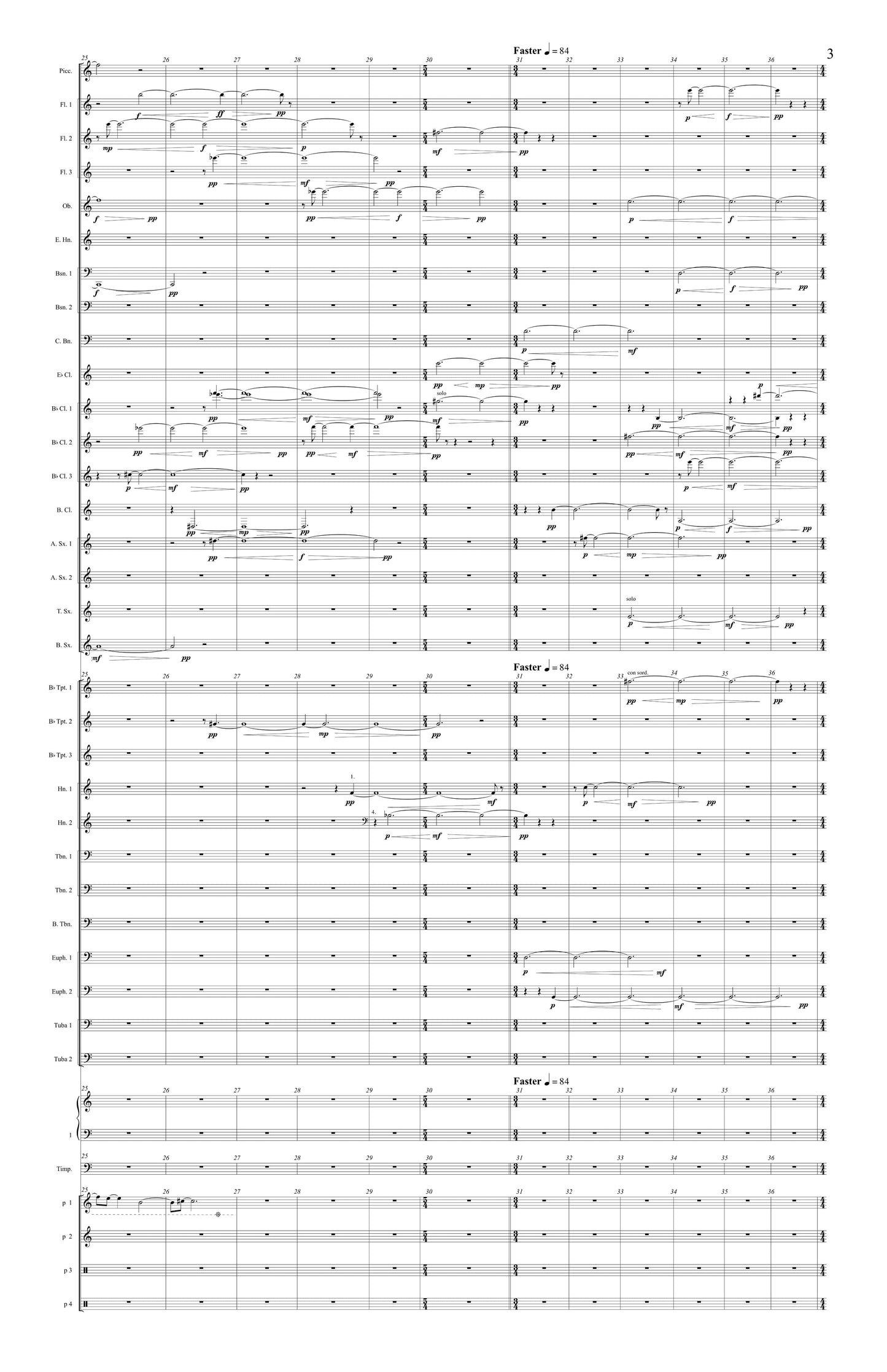 Cumulus Over Tangipahoa for Wind Ensemble