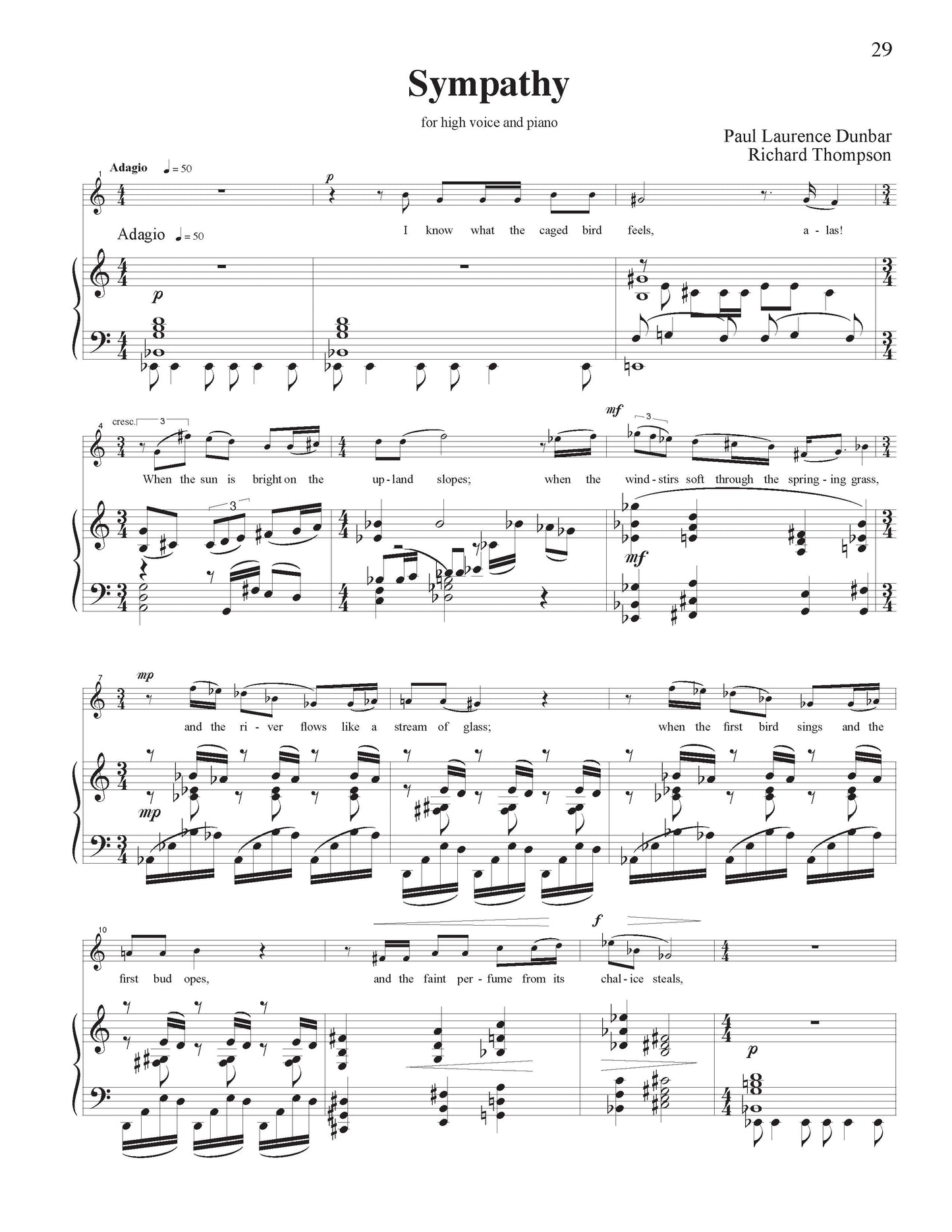 SHADOW OF DAWN - FIVE POEMS OF PAUL LAURENCE DUNBAR