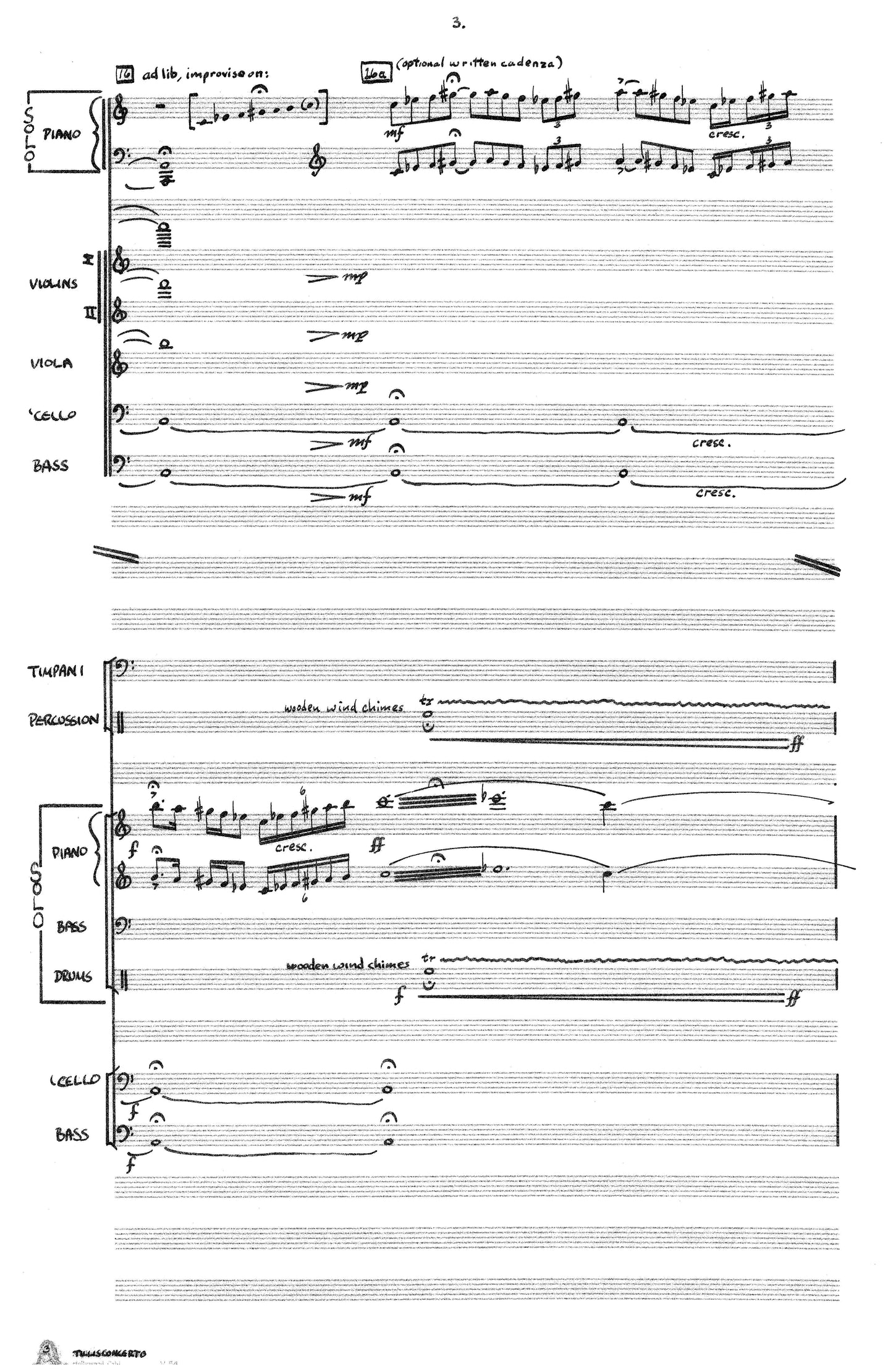 CONCERTO for Piano (Jazz Trio) and Symphony Orchestra