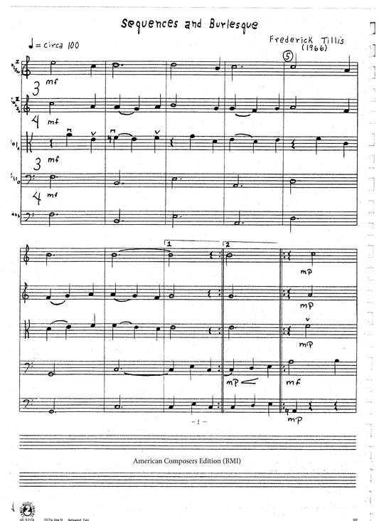 Sequences and Burlesque