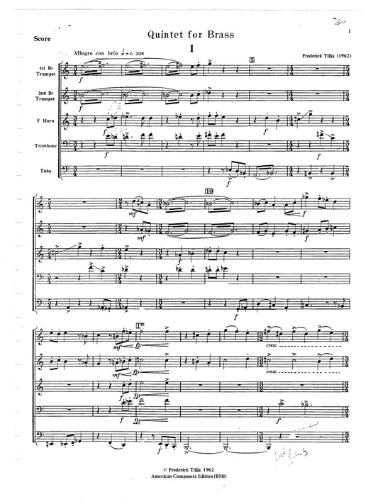 QUINTET FOR BRASS