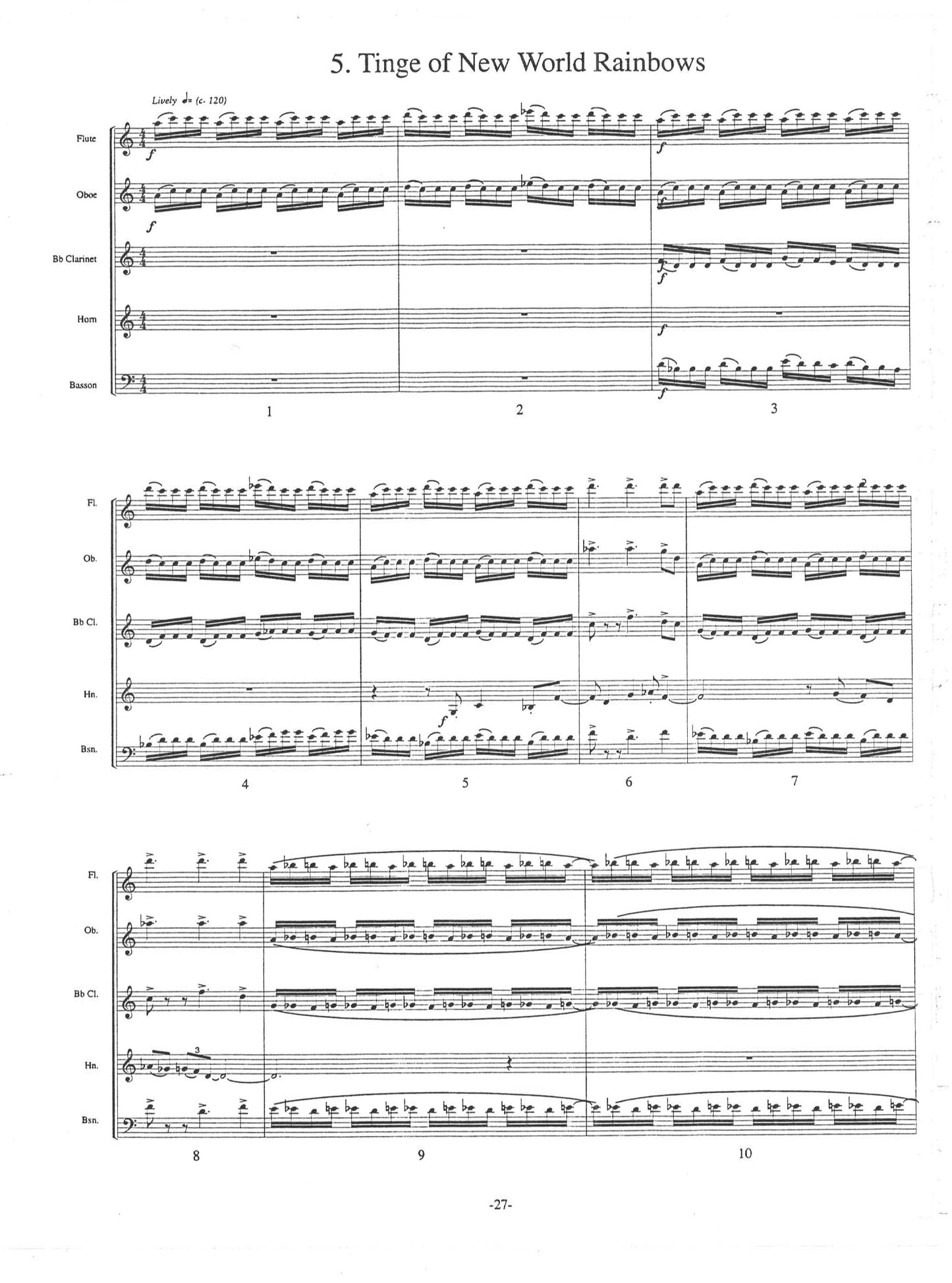 Five Fantasies on Primary Colors