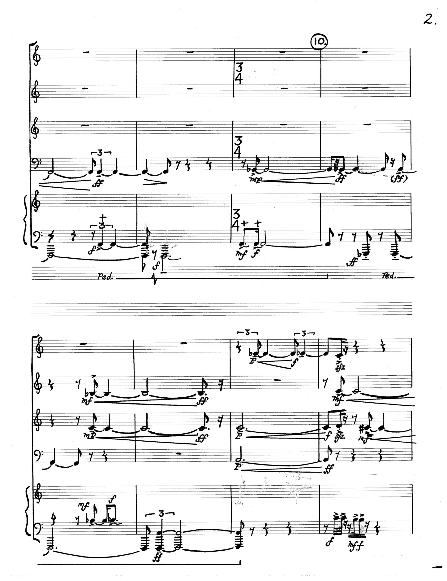 PRELUDE FOR FIVE PLAYERS