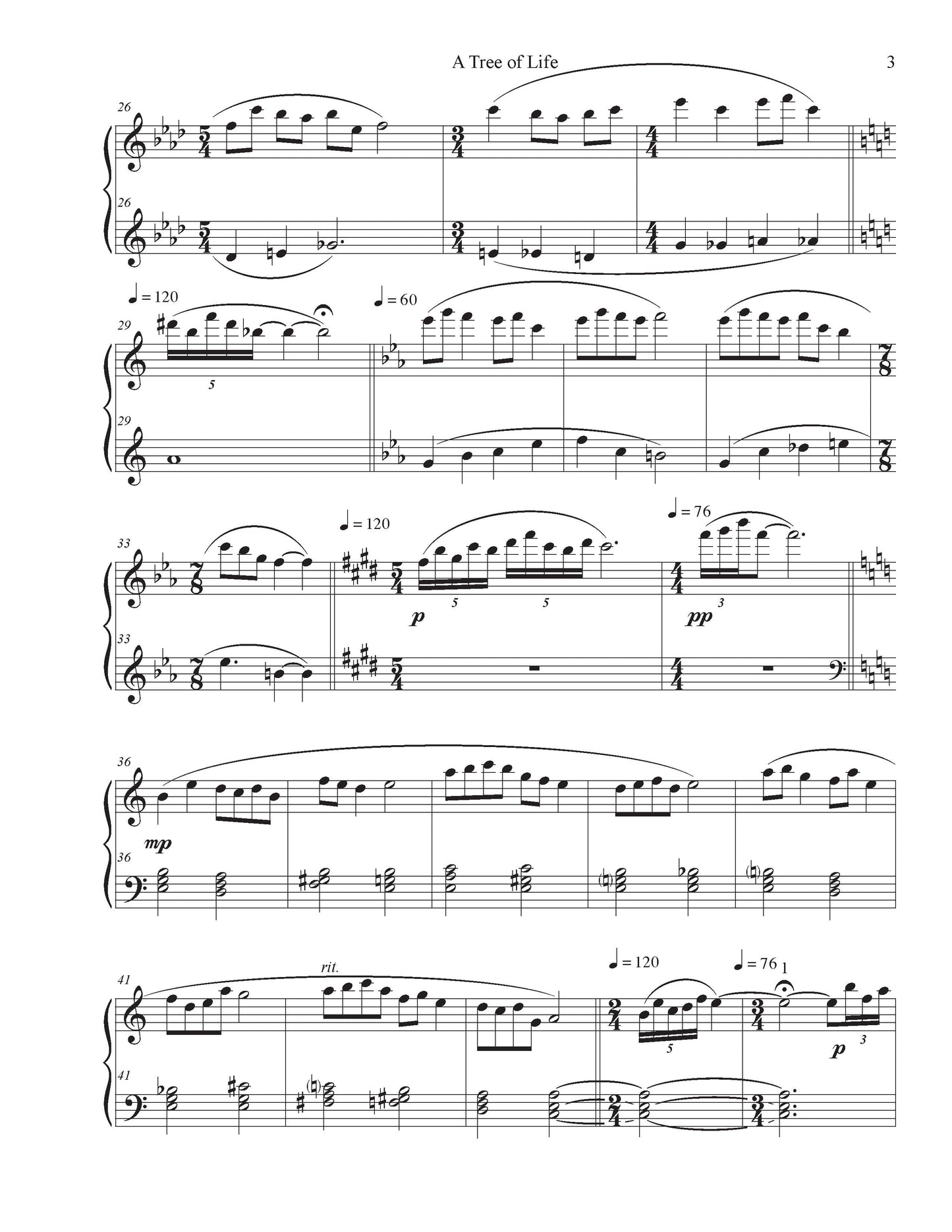 Tree of Life (for Piano)