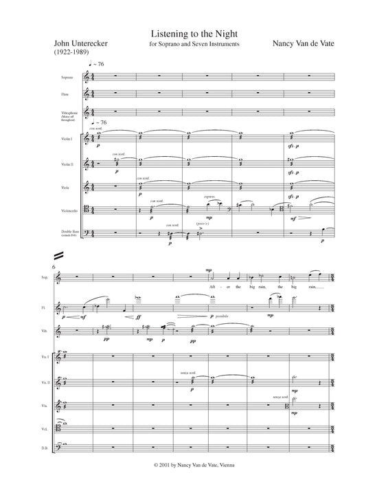 LISTENING TO THE NIGHT