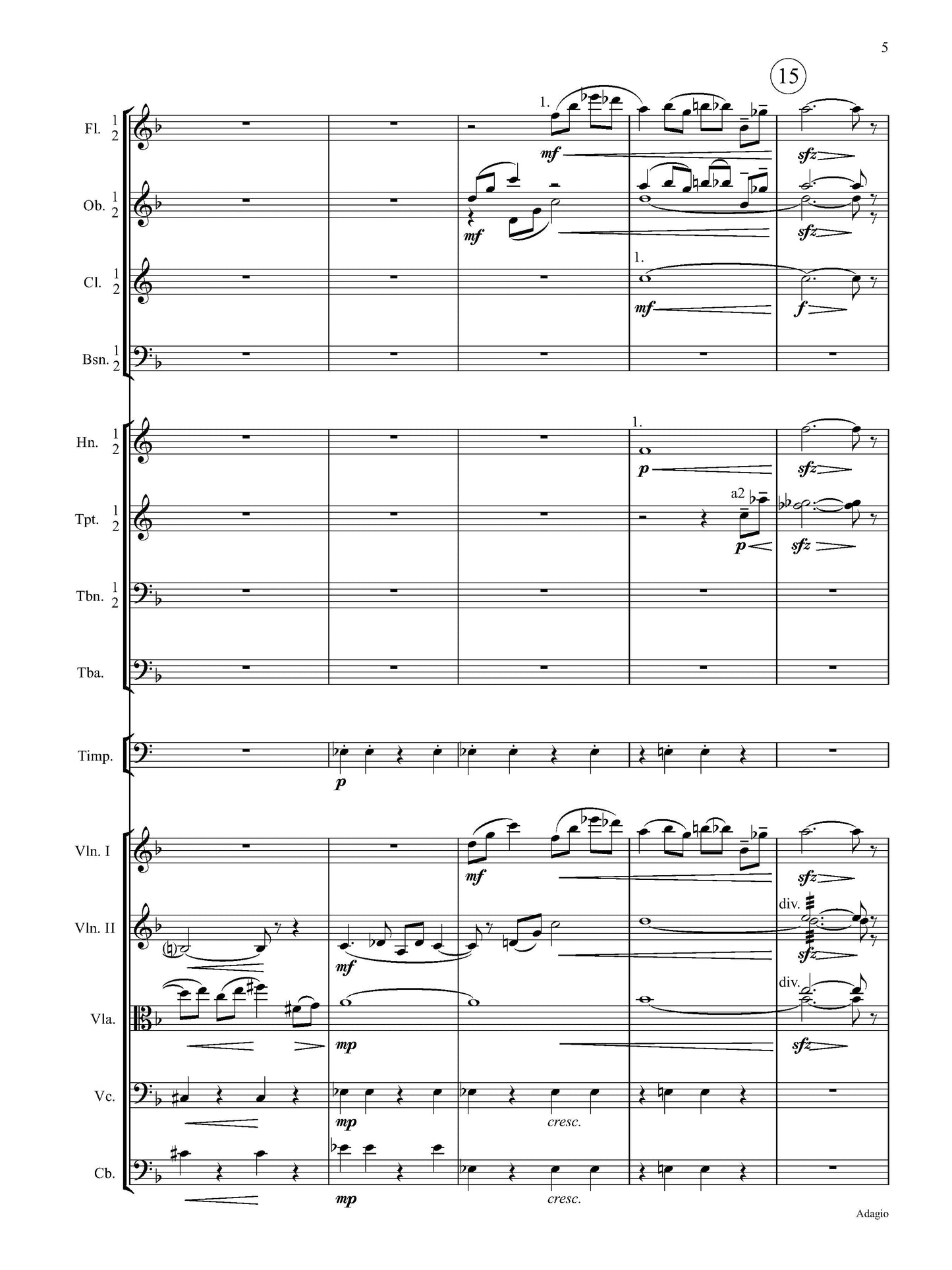 ADAGIO FOR ORCHESTRA