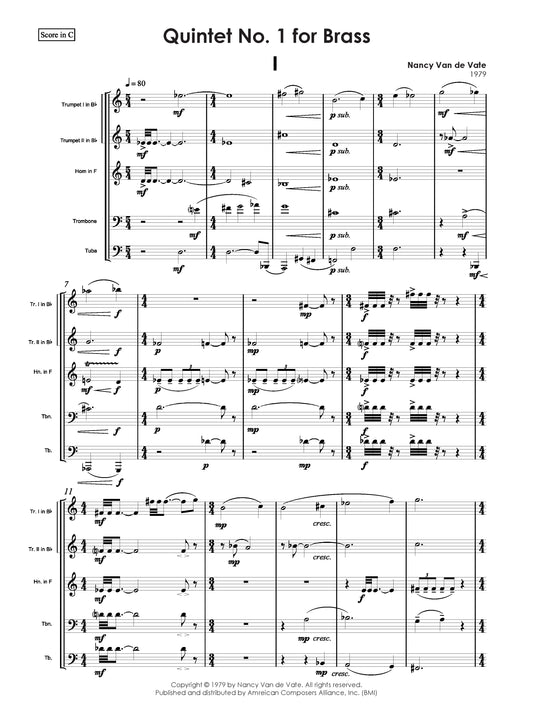Quintet No. 1 for Brass