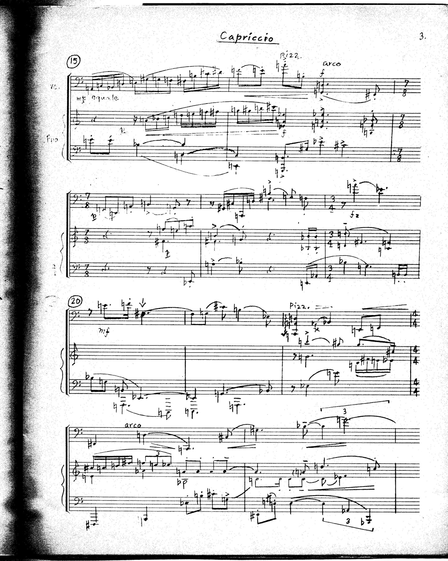 CAPRICCIO, op. 67, nos 1-3