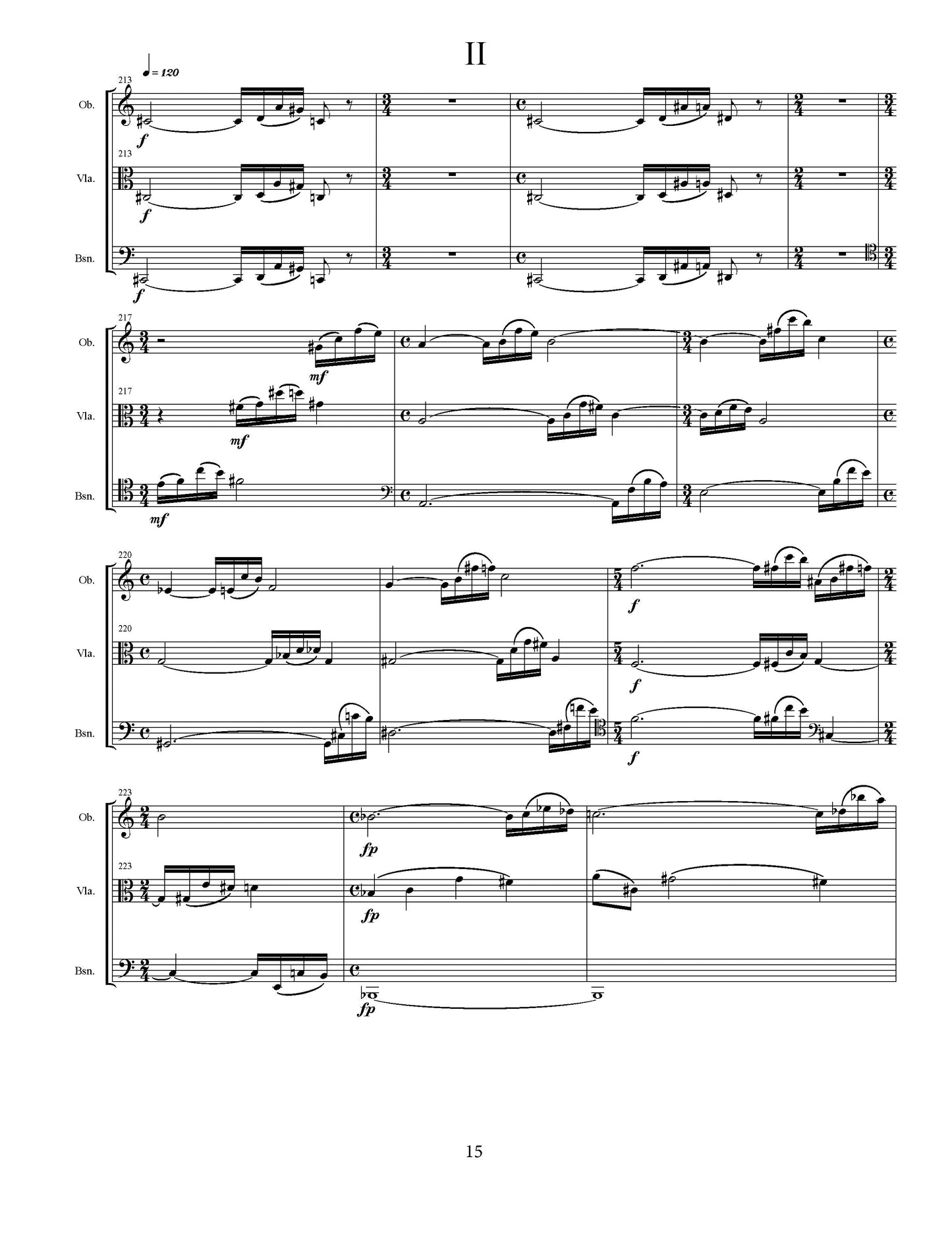 Trio for Oboe, Viola, and Bassoon