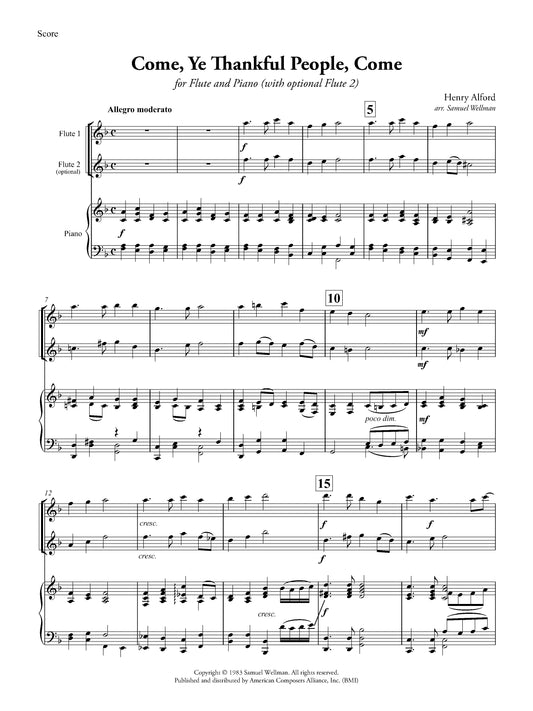 Come, Ye Thankful People, Come