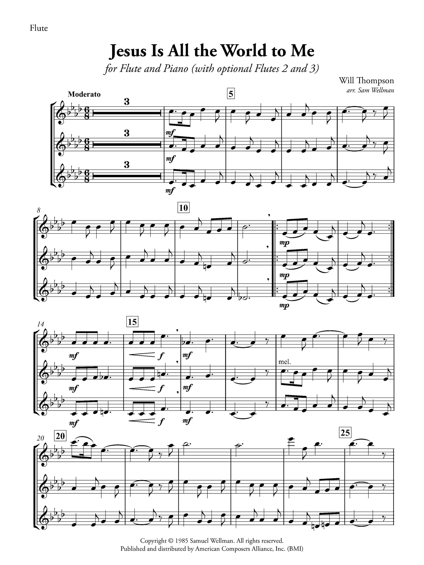 Jesus Is All the World to Me