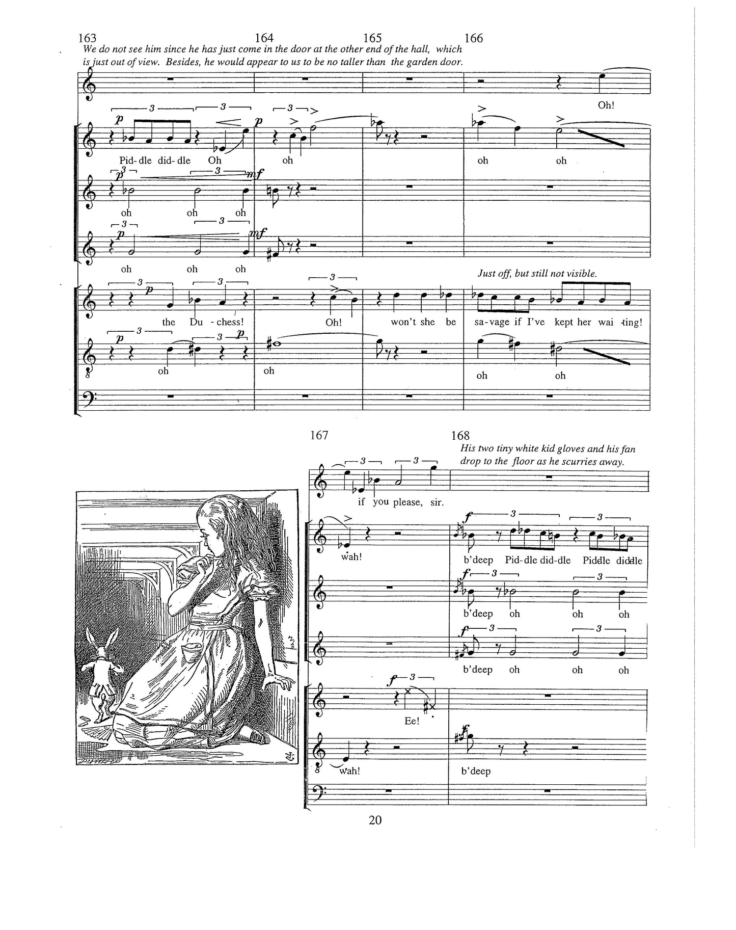 Alice in Wonderland: Ensemble Opera for Seven Singers after Lewis Carroll