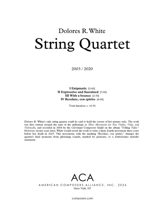 String Quartet