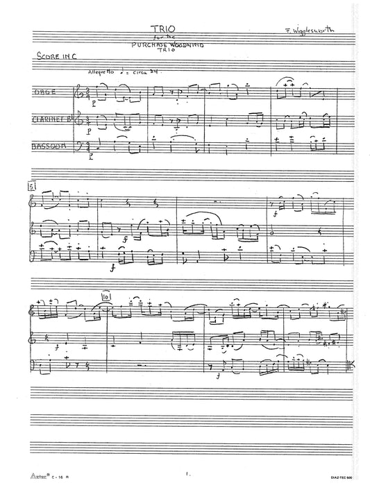 TRIO 1986 (Trio for the Purchase Woodwind Trio)