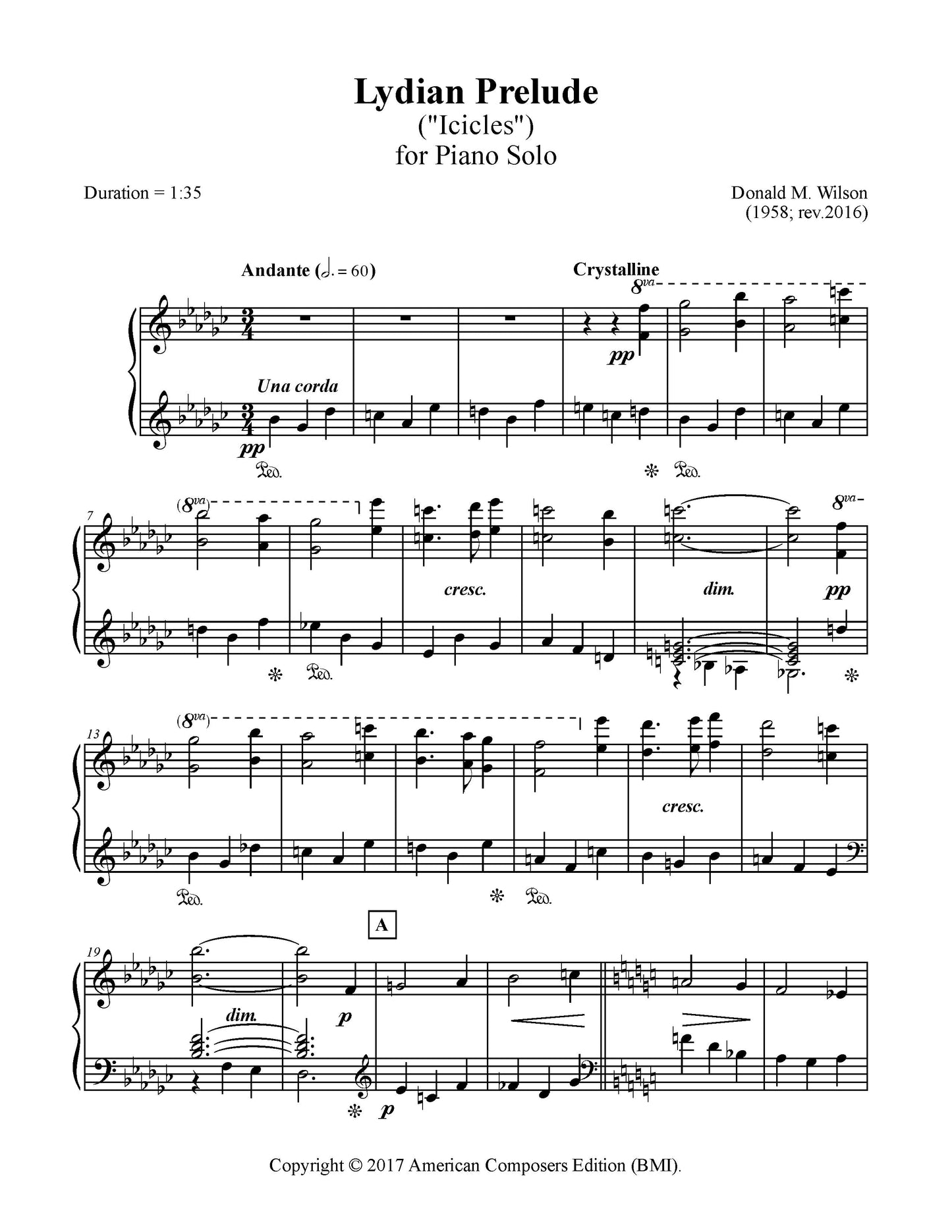 Seven Descriptive Preludes