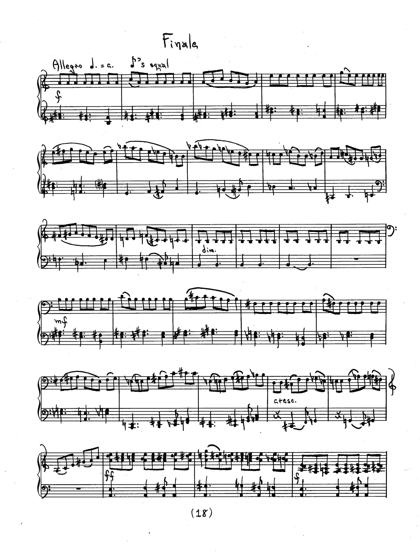 Suite for Harpischord, Op. 49
