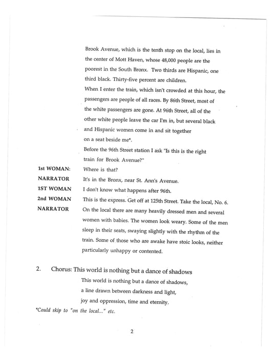 AMAZING GRACE - a Choral Drama