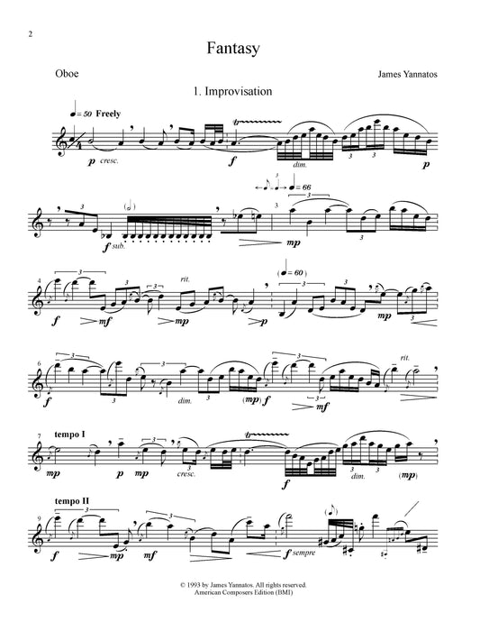 FANTASY FOR SOLO OBOE