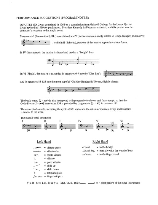 STRING QUARTET NO. 2