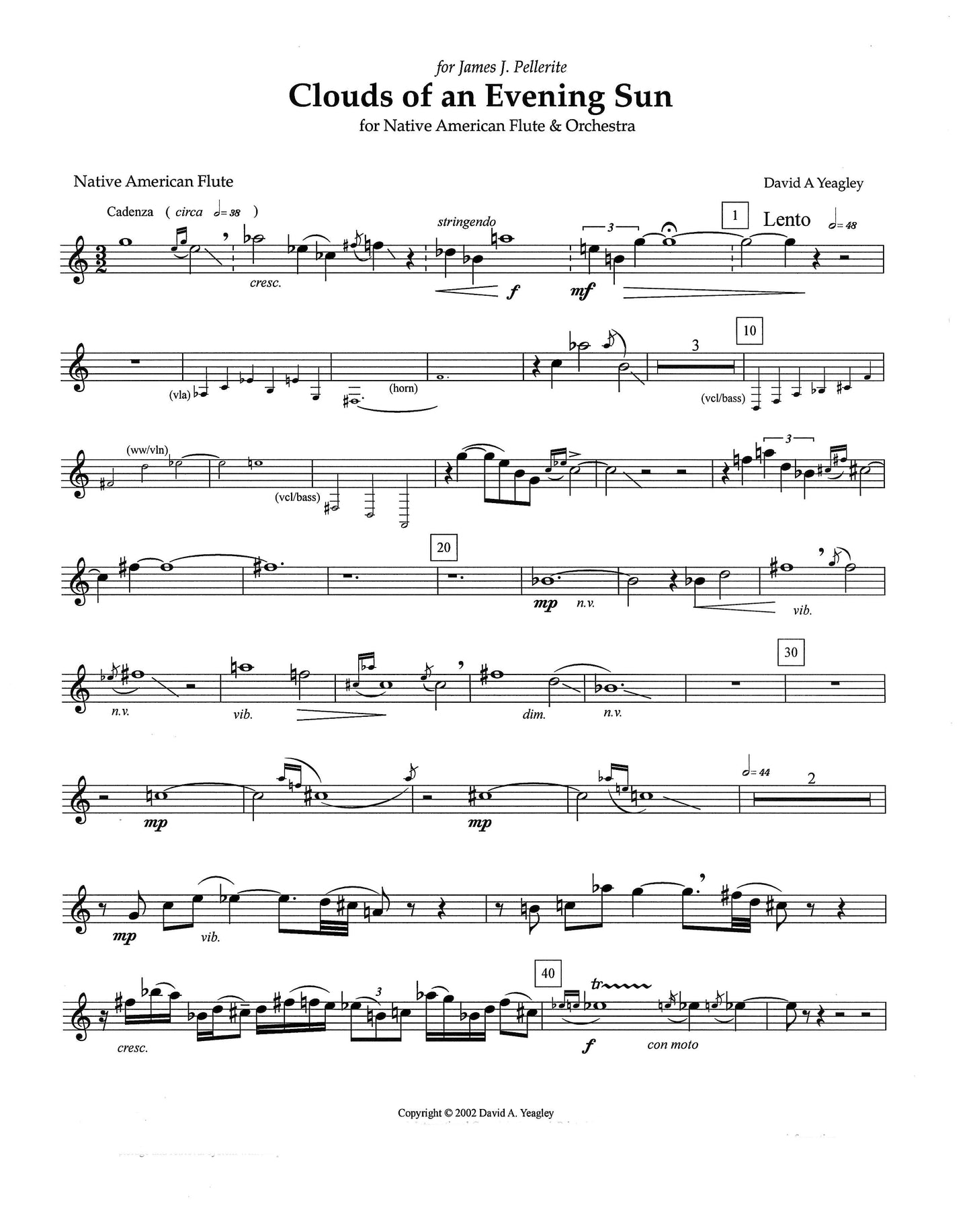 Clouds of an Evening Sun