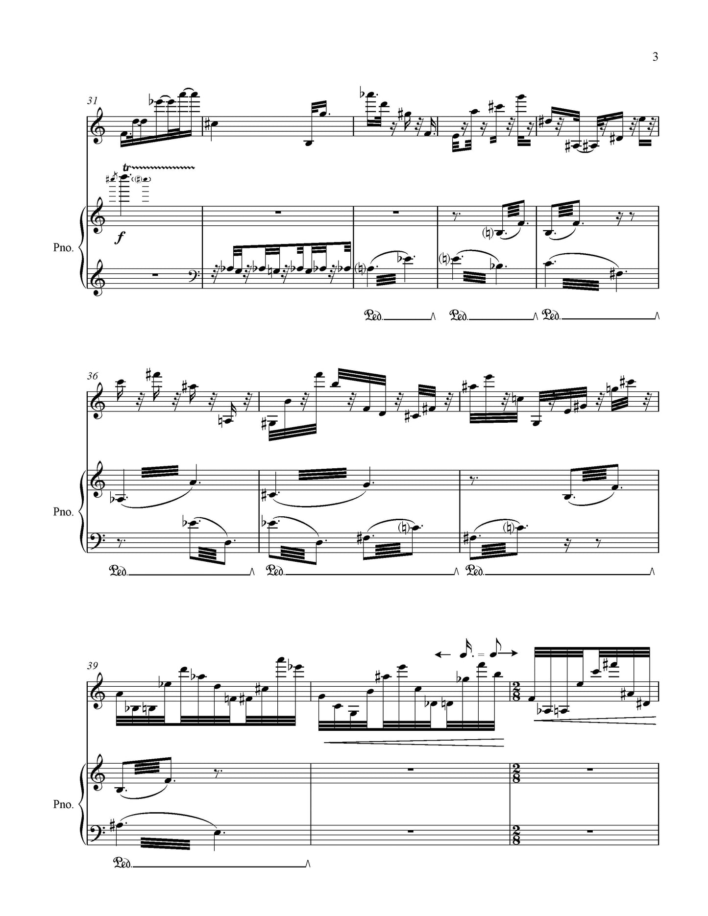 For violin and piano