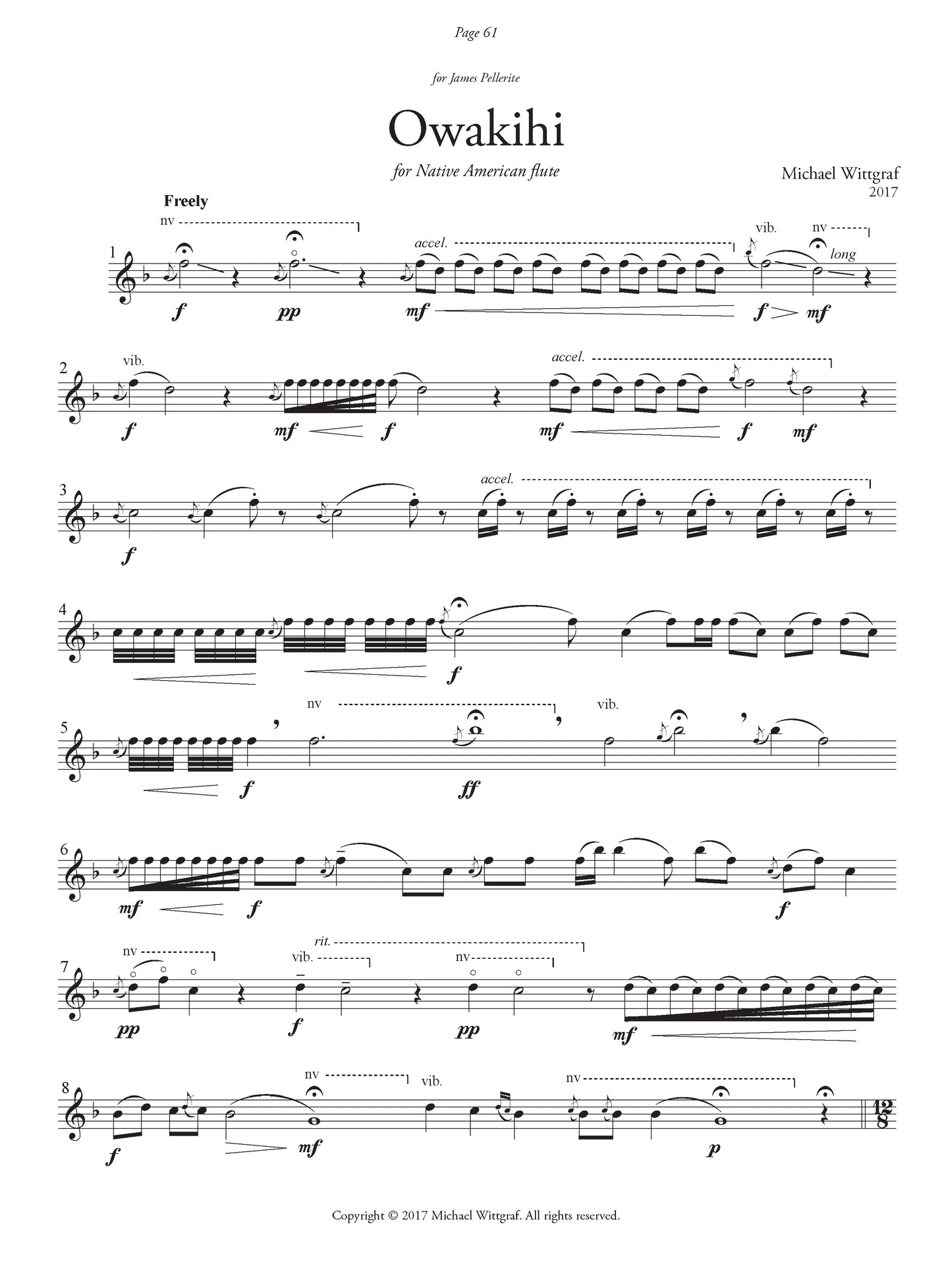 Seventeen Solos for Native American Flute