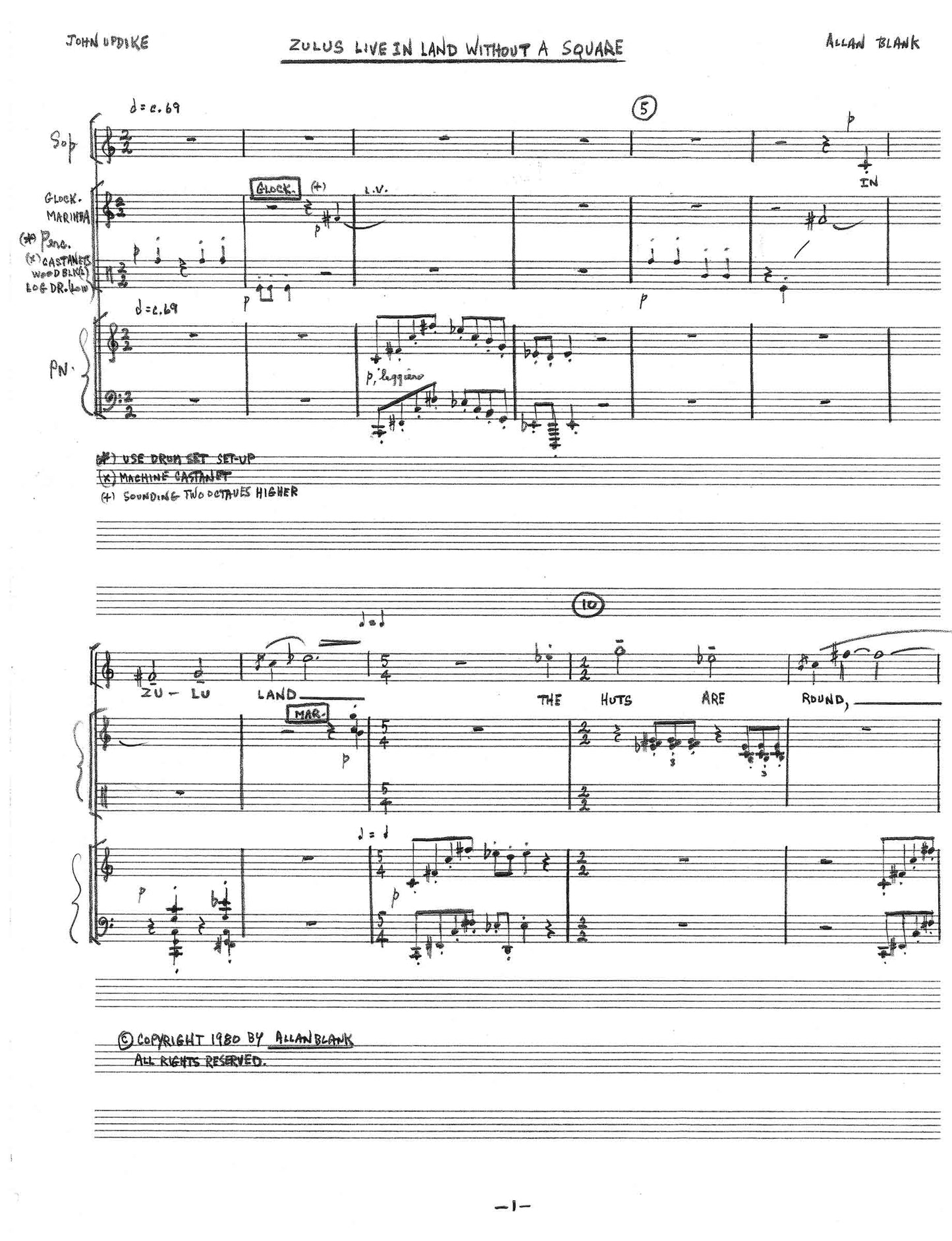 ZULUS LIVE IN LAND WITHOUT A SQUARE