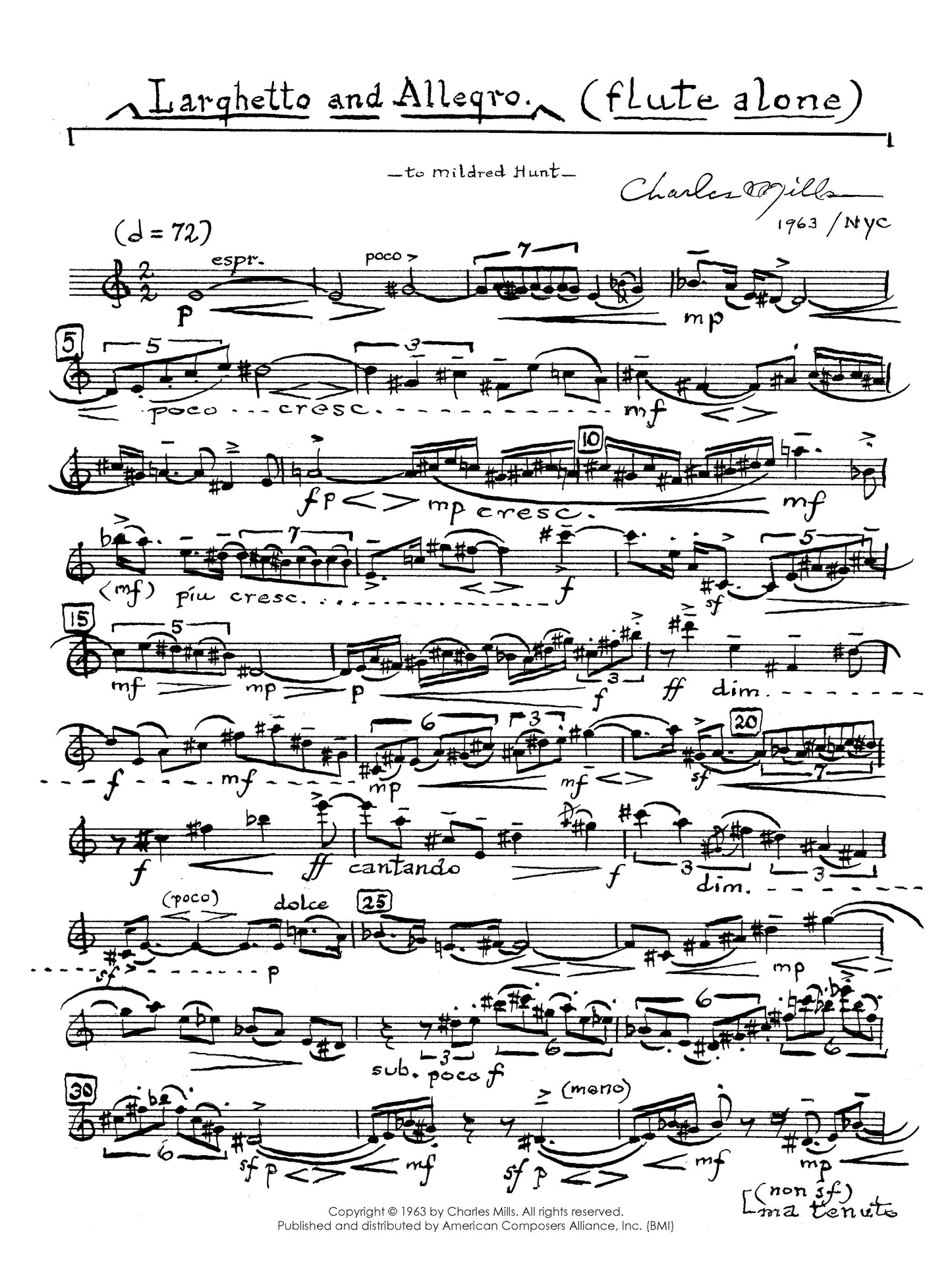 Larghetto and Allegro