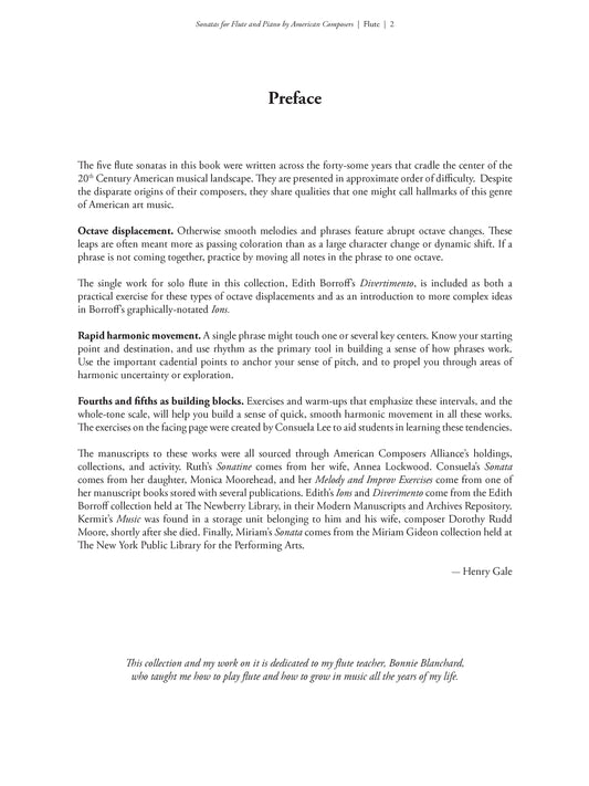 Sonatas for Flute and Piano by American Composers