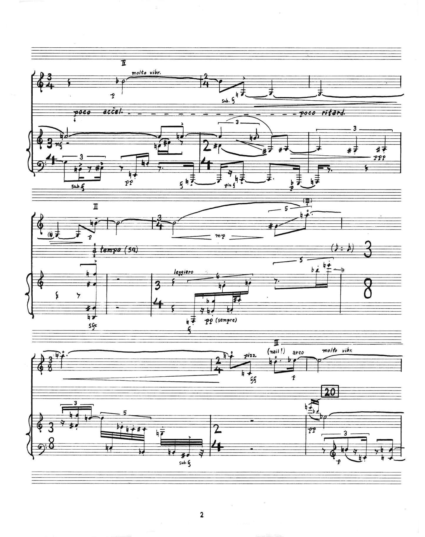 DUO FOR VIOLIN AND PIANO