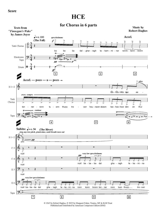 HCE for six-part choir