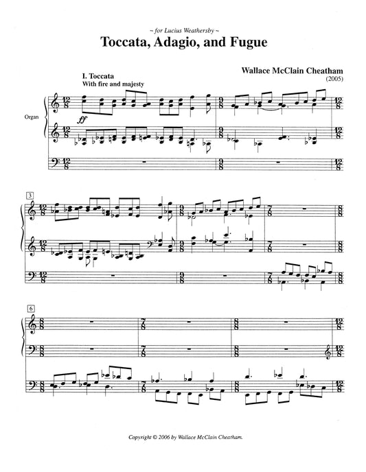 Toccata, Adagio, and Fugue