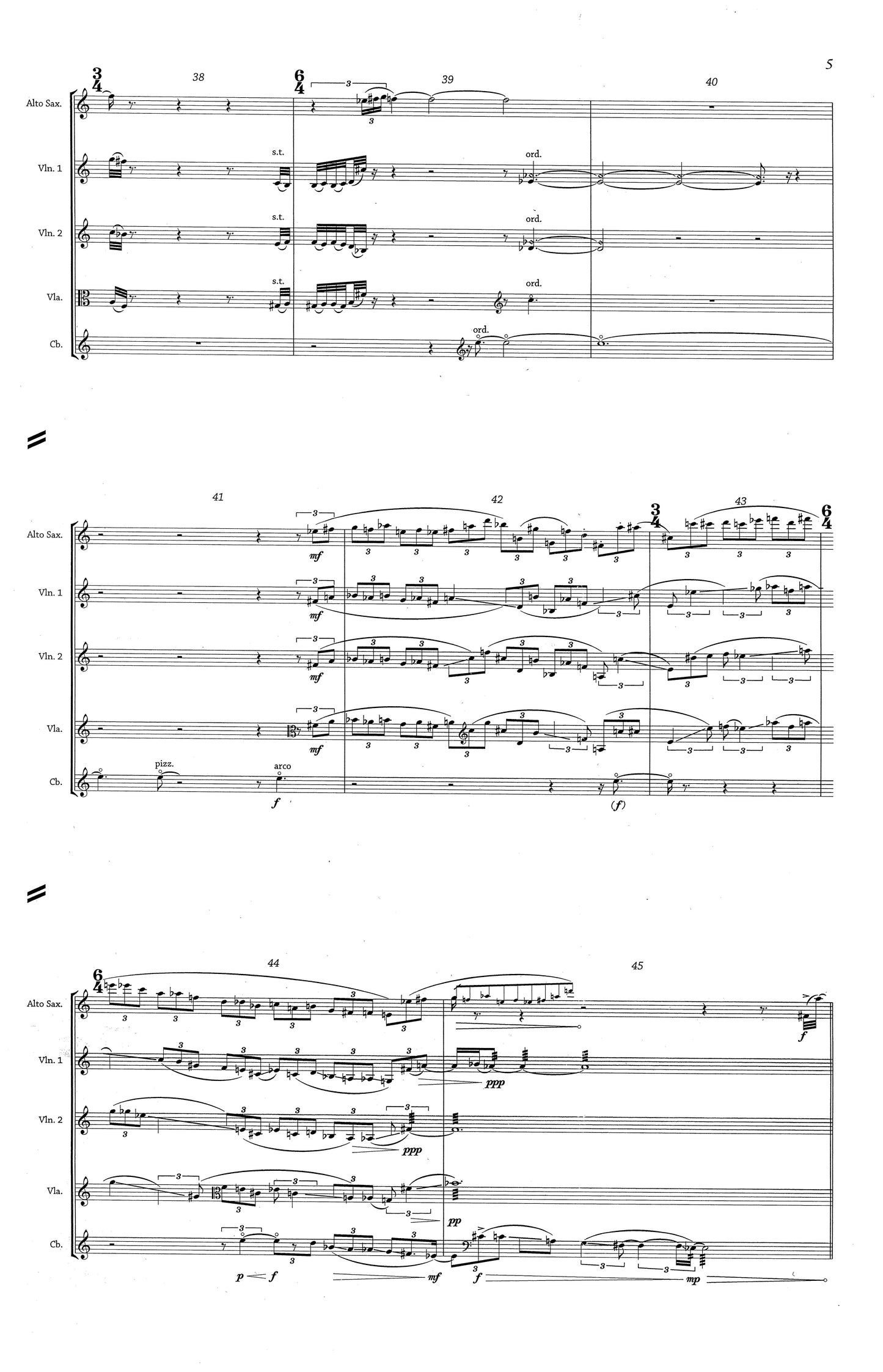 THIN MUSIC / THICK MUSIC Two Pieces for Twenty Players - i. THIN MUSIC