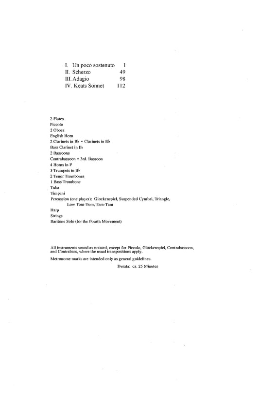 Symphony for Orchestra