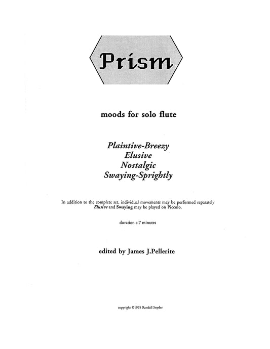 PRISM - Moods for Solo Flute