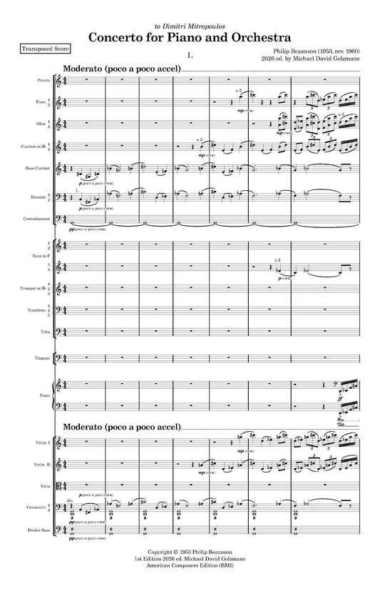 Concerto for Piano and Orchestra