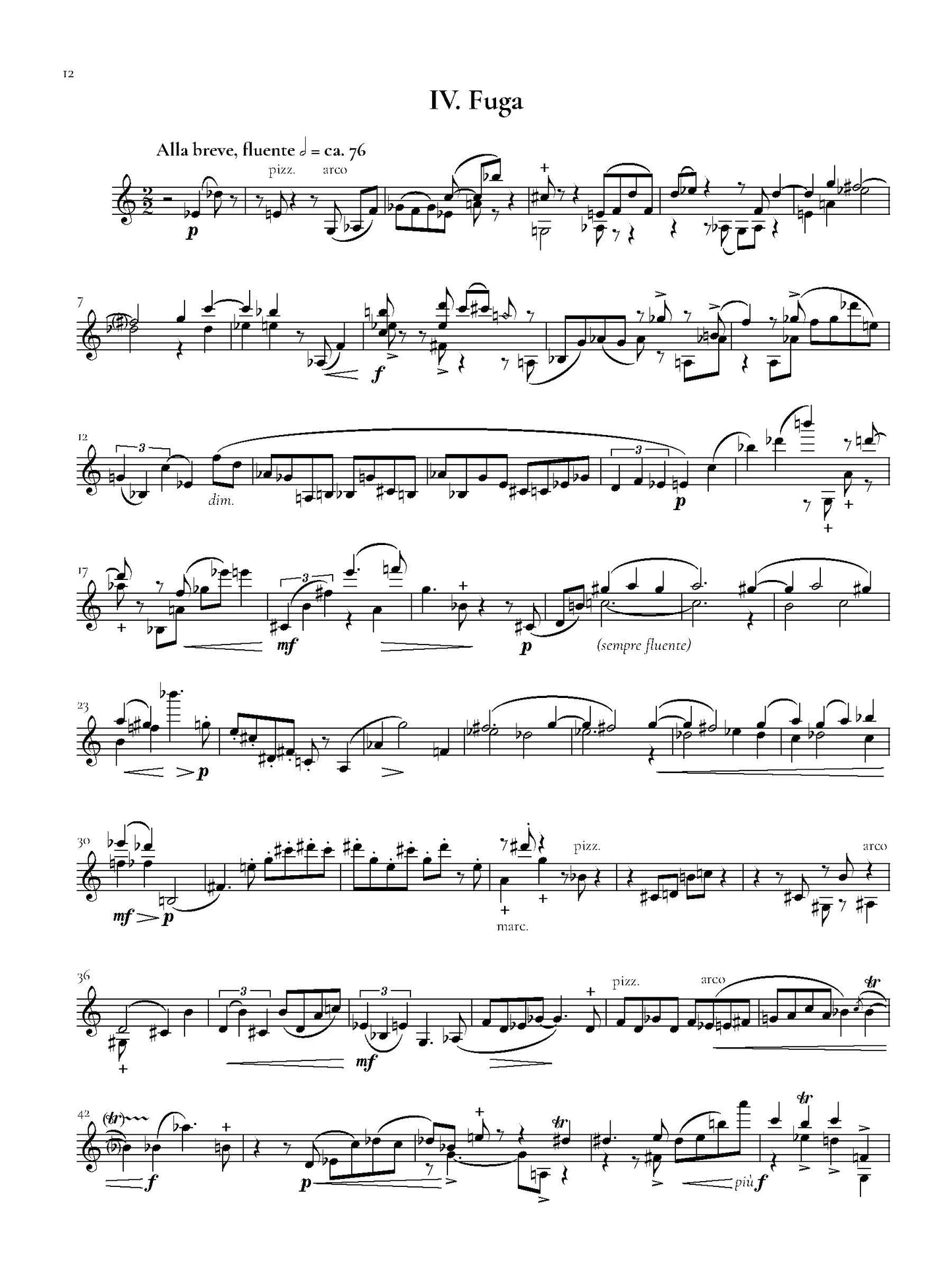 Sonata for Solo Violin