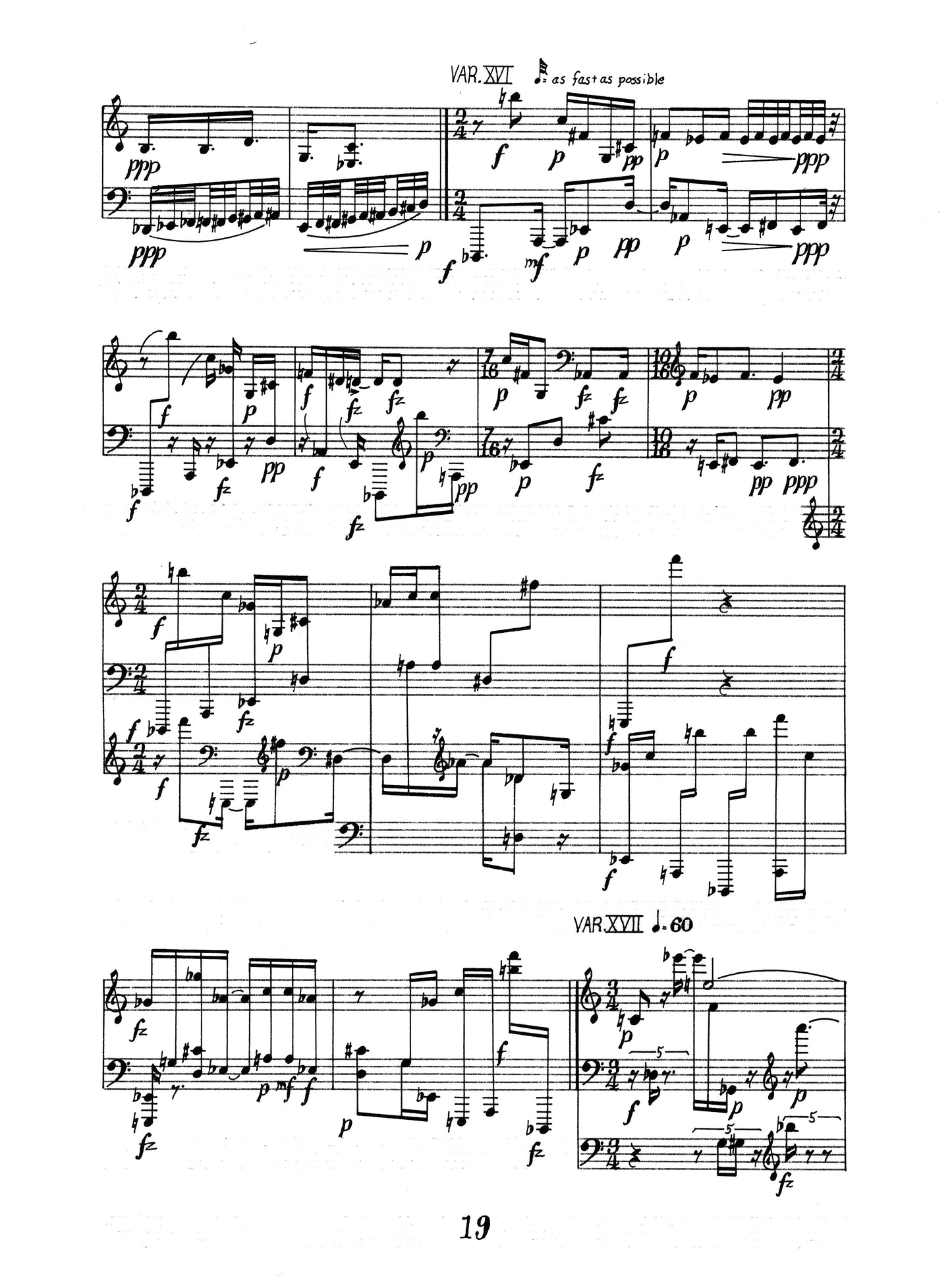 Piano Variations