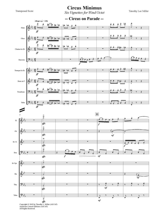 Circus Minimus for Wind Octet