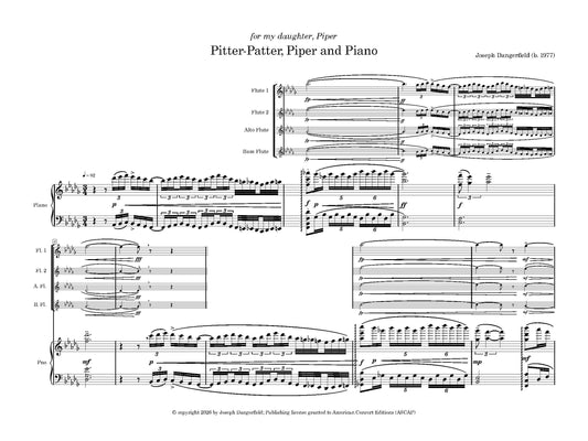 Pitter-Patter, Piper and Piano
