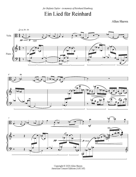 Ein Lied für Reinhard