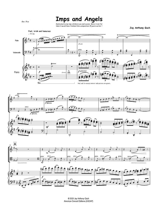 Imps & Angels - for Flute, Cello, and Piano