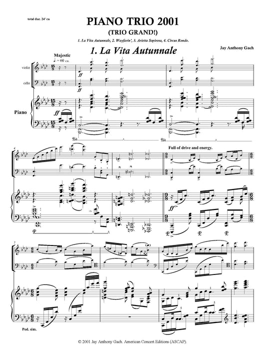 Piano Trio 2001: "TRIO GRAND!"