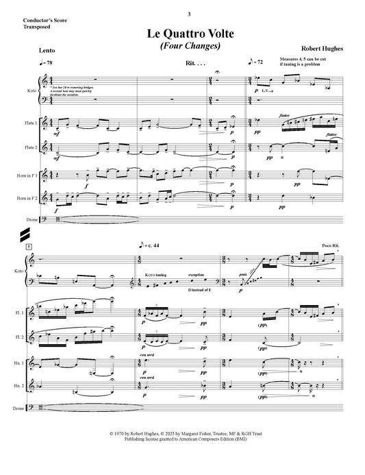 LE QUATTRO VOLTE (Four Changes)