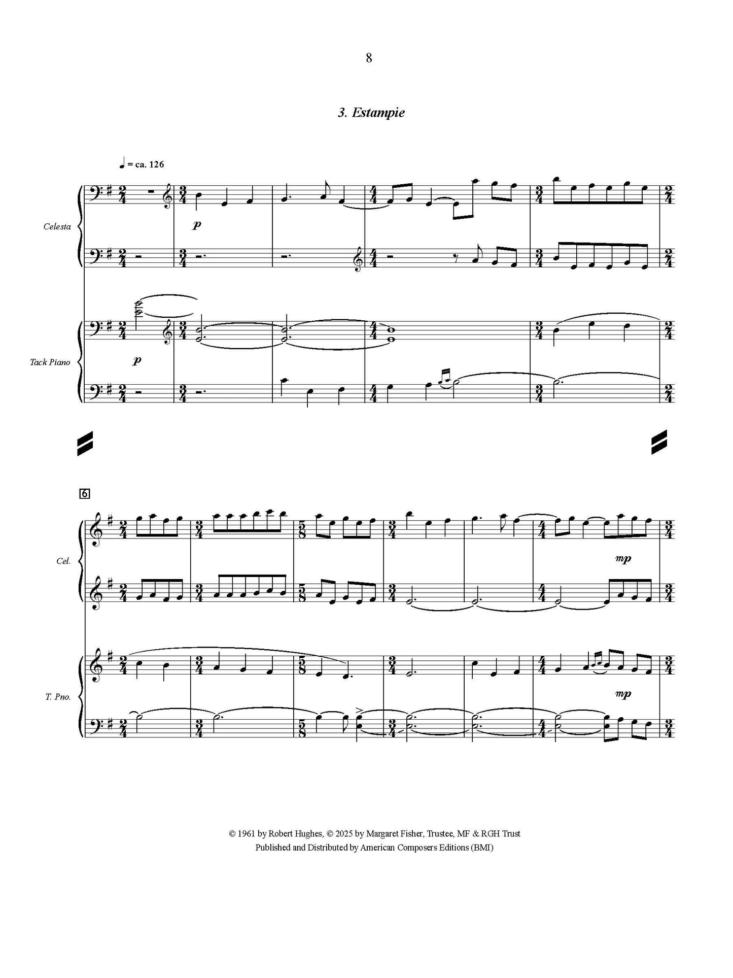 Three Pieces for Lou (Harrison)