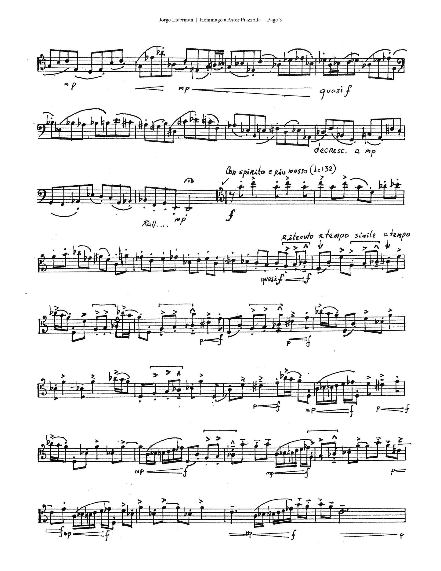 Hommage a Astor Piazzolla