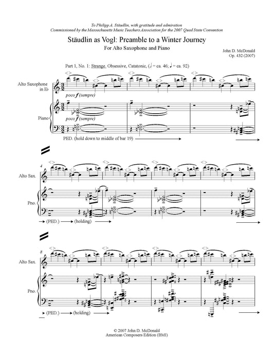 Stäudlin as Vogl: Preamble to a Winter Journey